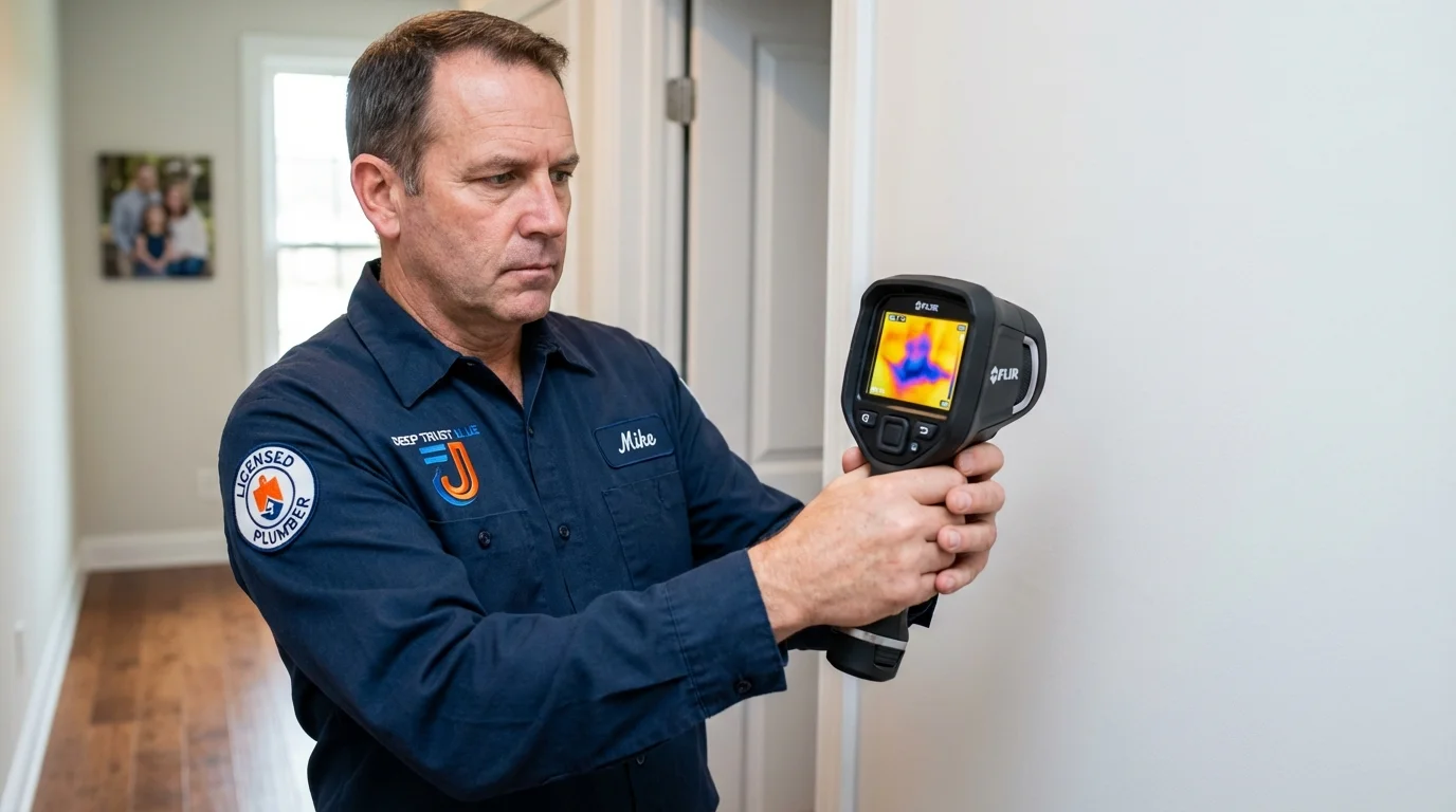 Thermal imaging leak detection by Johns Plumbing LLC in Botkins